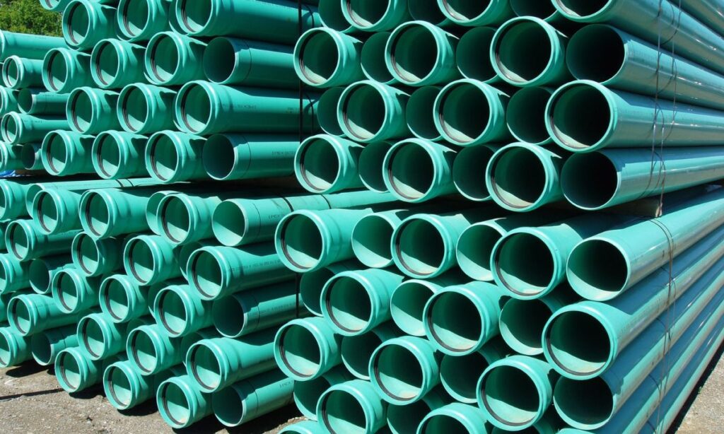 دسته لوله PVC فاضلابی